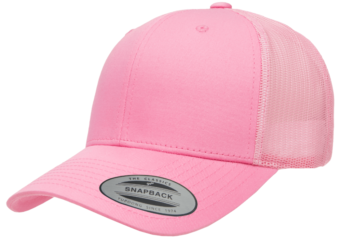 Yupoong 6606 Retro Trucker Hat Mesh Back, YP Classics - Blank