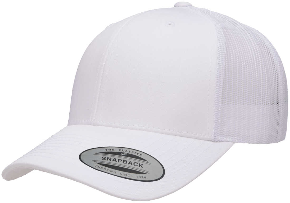 Yupoong 6606 Retro Trucker Hat Mesh Back, YP Classics - Blank – Star Hats  and Embroidery
