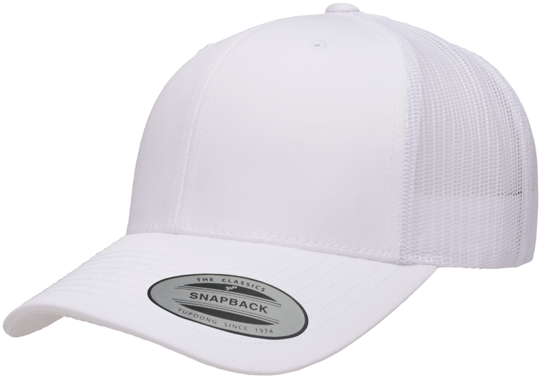 Yupoong 6606 Retro Trucker Hat Mesh Back, YP Classics - Blank