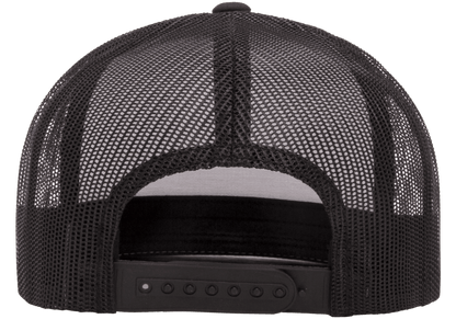 Custom Embroidered Yupoong 6606W Retro Trucker Hat, Mesh Back, White Front, YP Classics