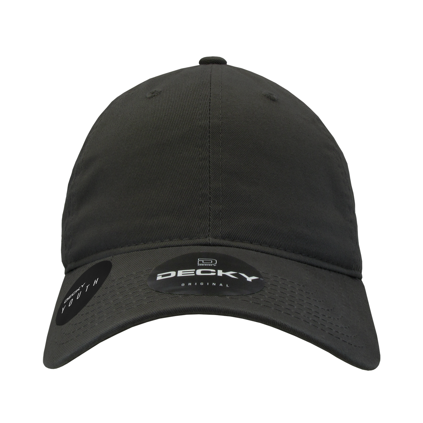Custom Embroidered Decky 7005 - Youth 6 Panel Low Profile Relaxed Cotton Cap, Kids Dad Hat