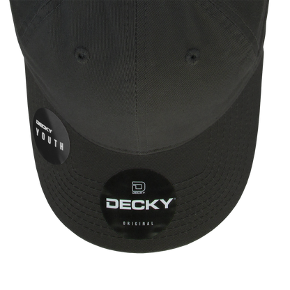 Custom Patch Decky 7005 - Youth 6 Panel Low Profile Relaxed Cotton Cap, Kids Dad Hat