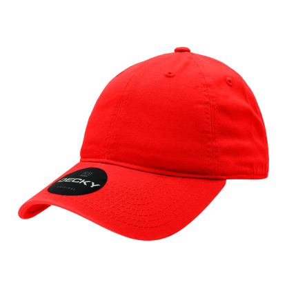 Custom Embroidered Decky 7005 - Youth 6 Panel Low Profile Relaxed Cotton Cap, Kids Dad Hat