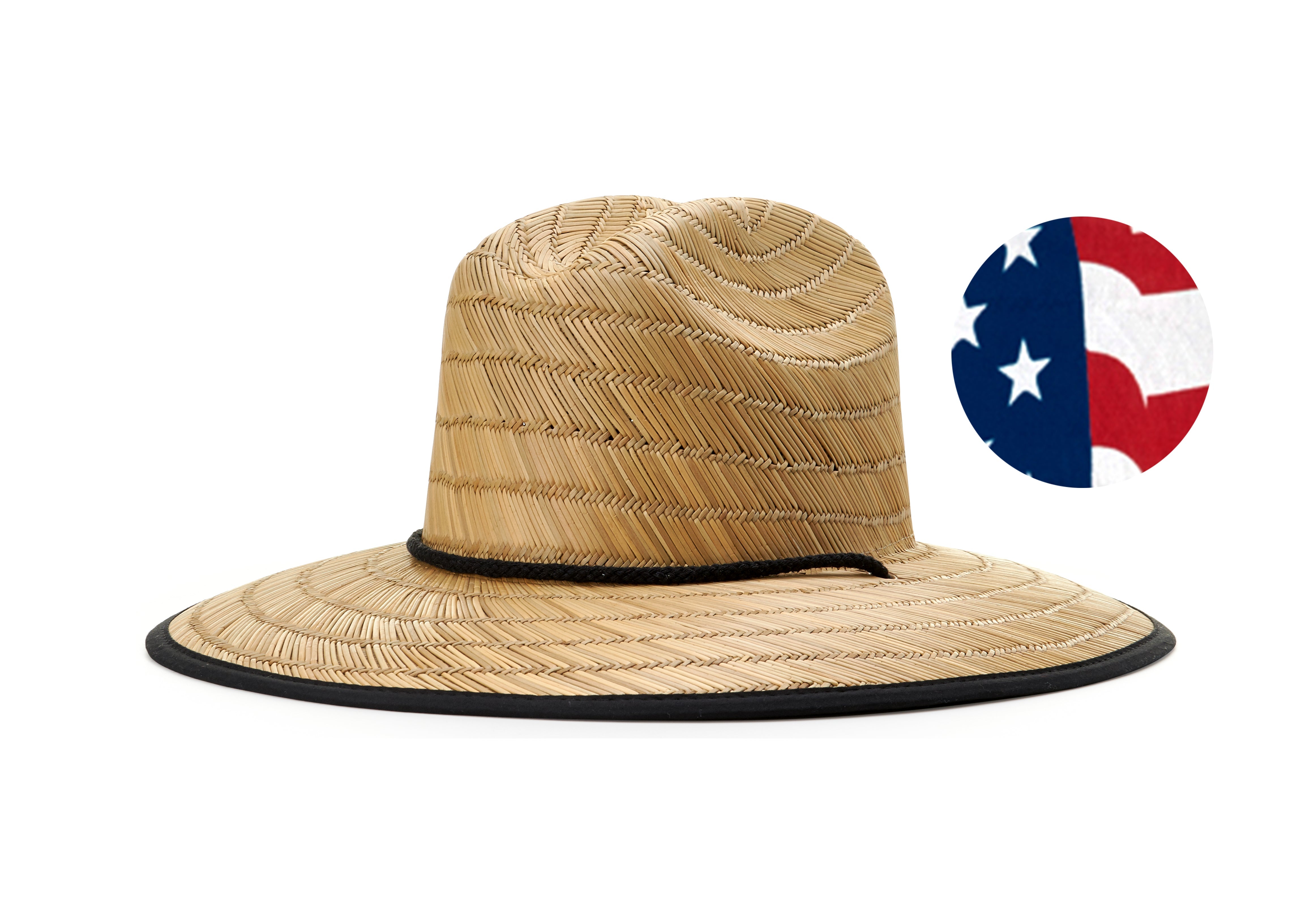 Richardson 828 Lined Waterman Straw Lifeguard Hat - Blank – Star