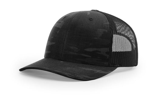 Richardson 862 MultiCam Trucker Cap, Camo Trucker Hat - Blank