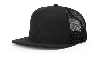 Richardson 511 Wool Blend Flat Bill Trucker Hat, Snapback - Blank