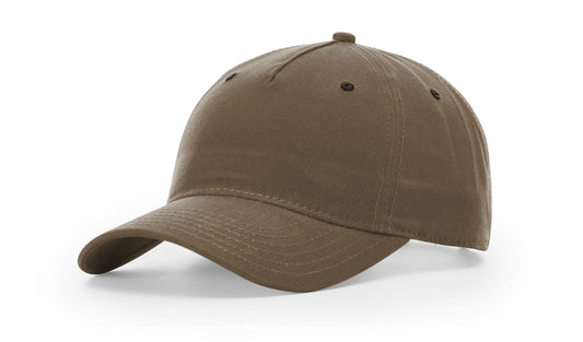 Richardson 436 Santiam 5 Panel Waxed Cotton Cap - Blank