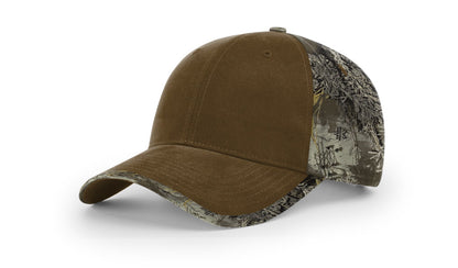 Richardson 844 Duck Cloth Front Hat with Camo Back - Blank