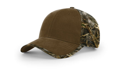 Richardson 844 Duck Cloth Front Hat with Camo Back - Blank