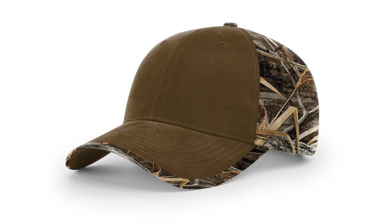 Richardson 844 Duck Cloth Front Hat with Camo Back - Blank