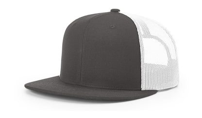 Richardson 511 Wool Blend Flat Bill Trucker Hat, Snapback - Blank