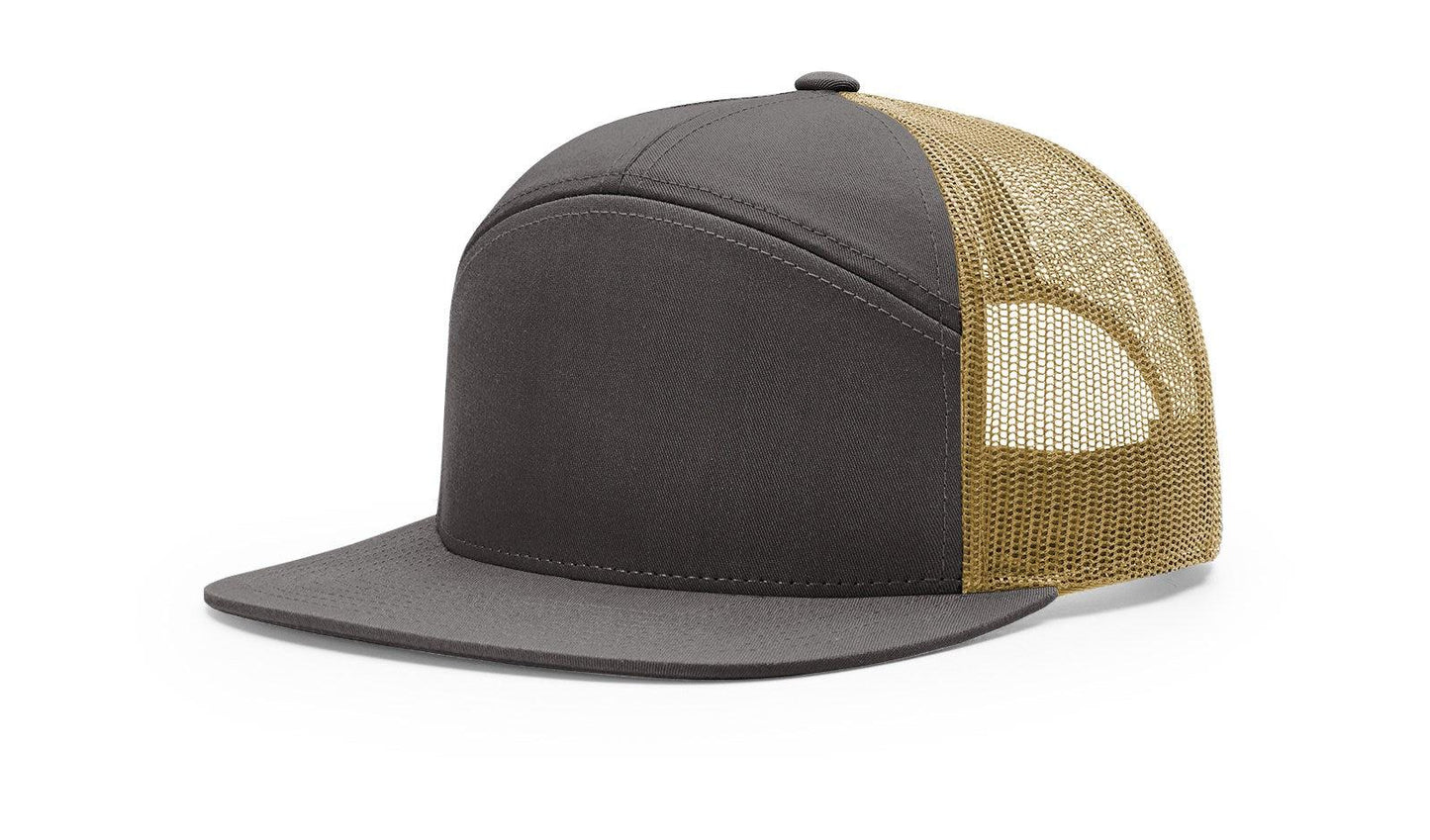 Richardson 168 7 Panel Trucker Hat - Blank