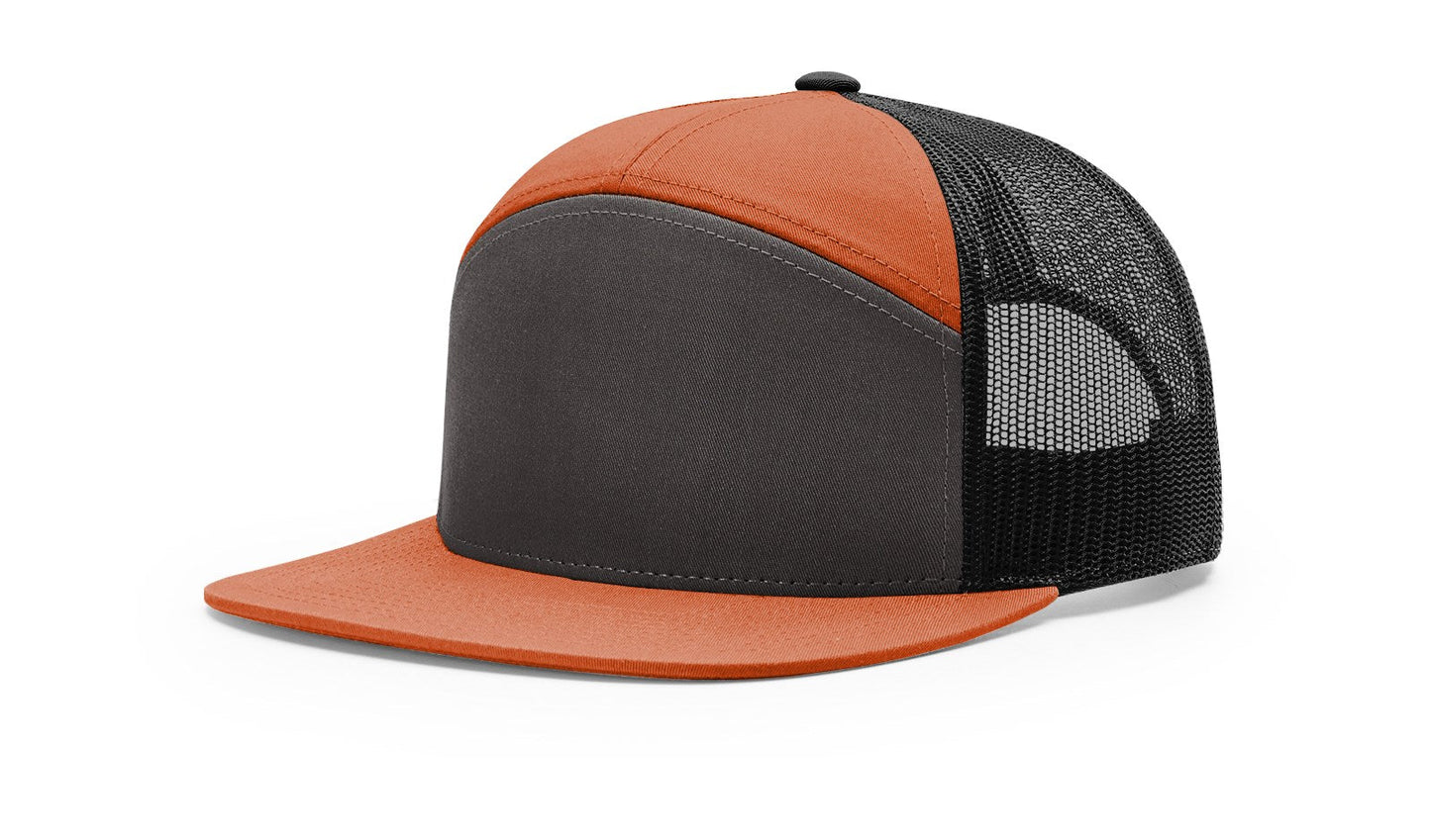 Richardson 168 7 Panel Trucker Hat - Blank