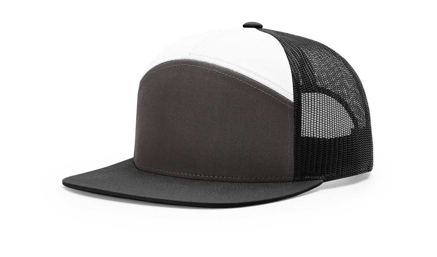 Richardson 168 7 Panel Trucker Hat - Blank
