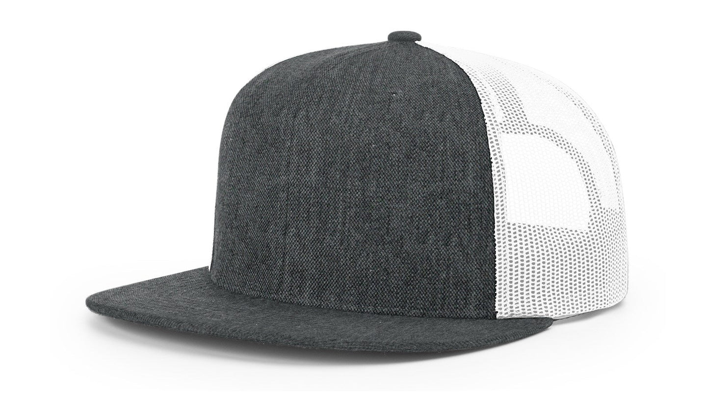 Custom Patch Richardson 511 Wool Blend Flat Bill Trucker Hat, Snapback