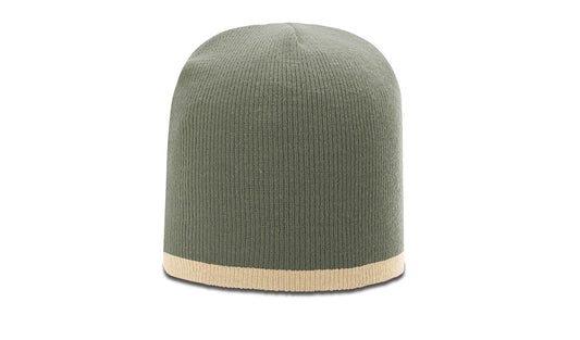 Richardson R16 Two Color Knit Beanie - Blank
