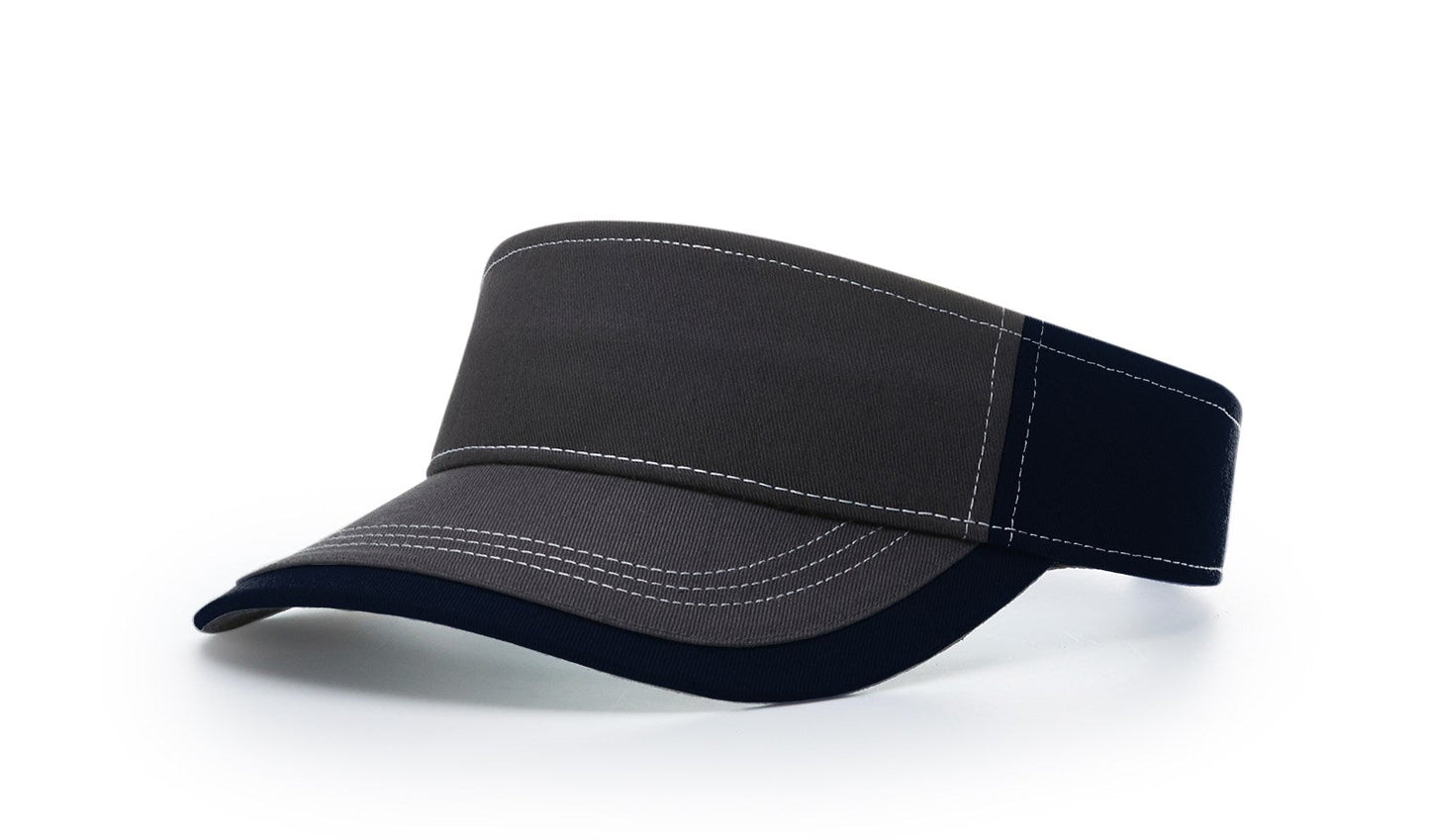 Richardson 775 Twill Visor with Contrast Stitching - Blank