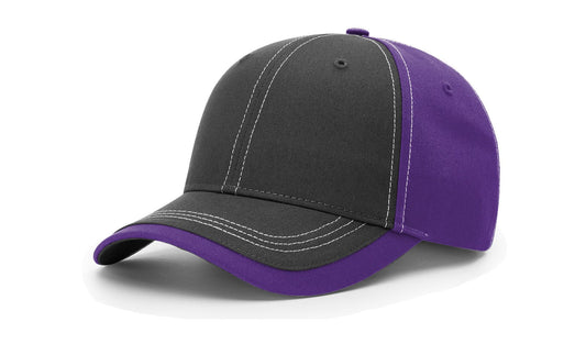 Richardson 275 Charcoal Front with Contrast Stitching Cap - Blank