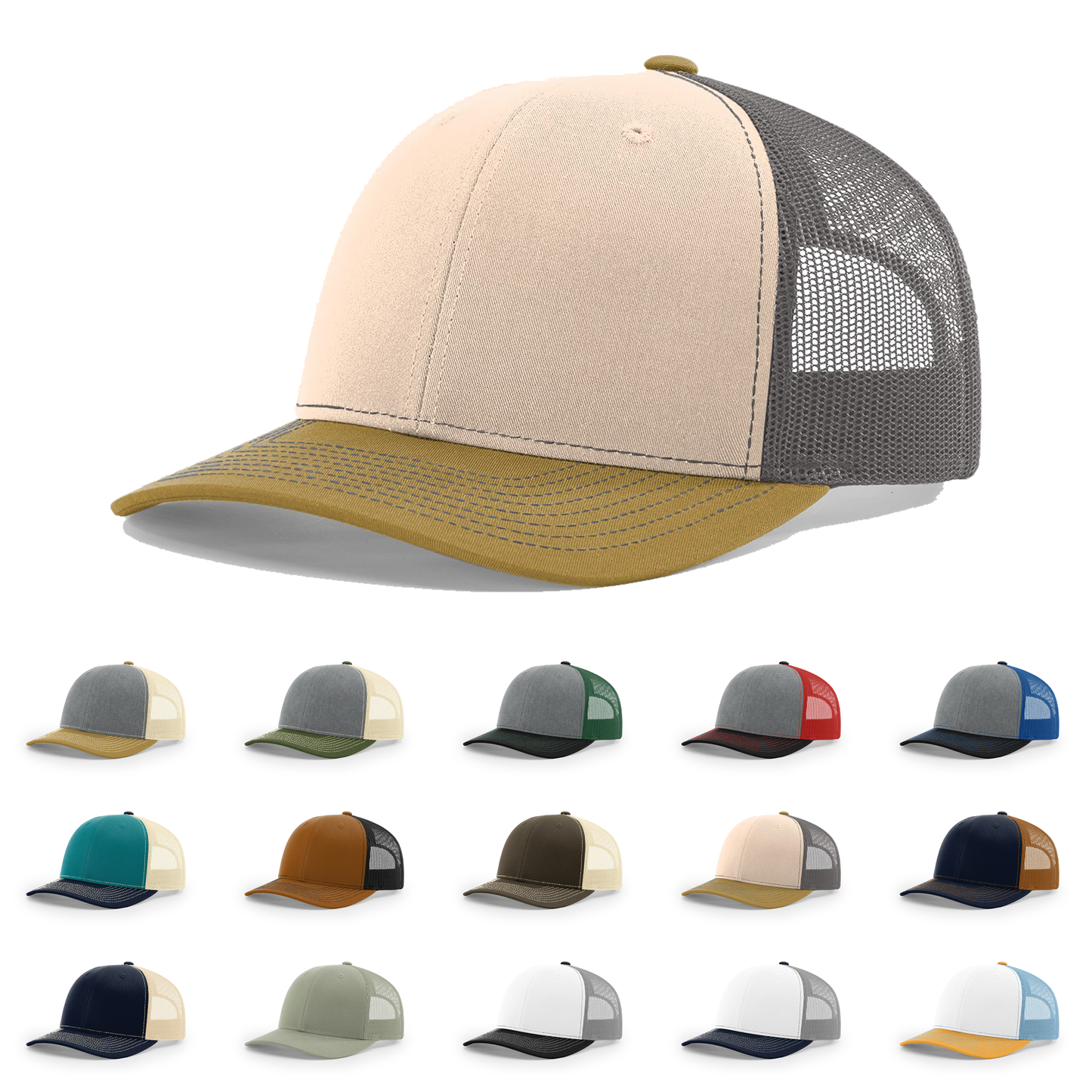 Richardson 112 Trucker Hat New Colors - Blank