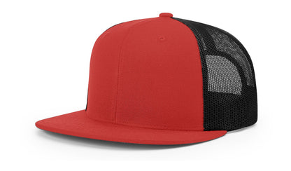 Richardson 511 Wool Blend Flat Bill Trucker Hat, Snapback - Blank