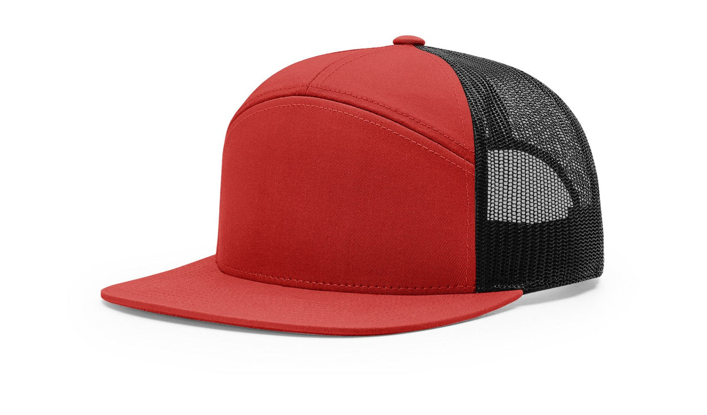 Richardson 168 7 Panel Trucker Hat - Blank