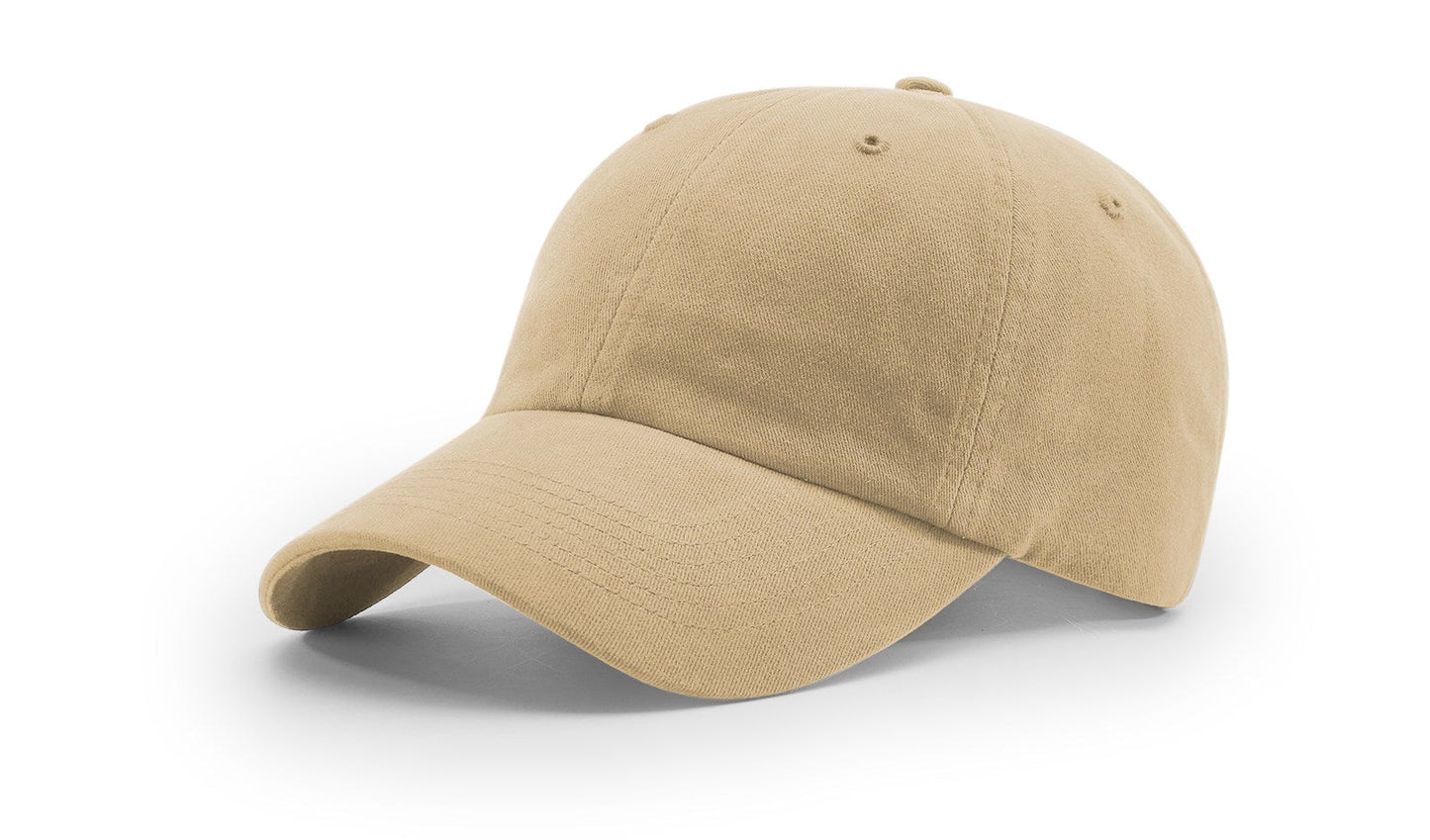 Richardson 380 Garment Dyed/Washed Chino Cap - Blank