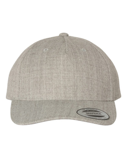Custom Patch Yupoong 5789M 5-Panel, Premium Wool Blend Cap, YP Classics