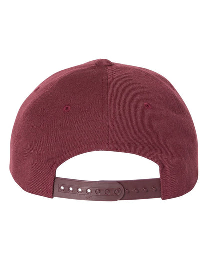 Custom Patch Yupoong 5789M 5-Panel, Premium Wool Blend Cap, YP Classics