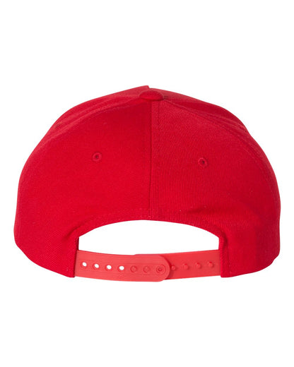 Custom Patch Yupoong 5789M 5-Panel, Premium Wool Blend Cap, YP Classics