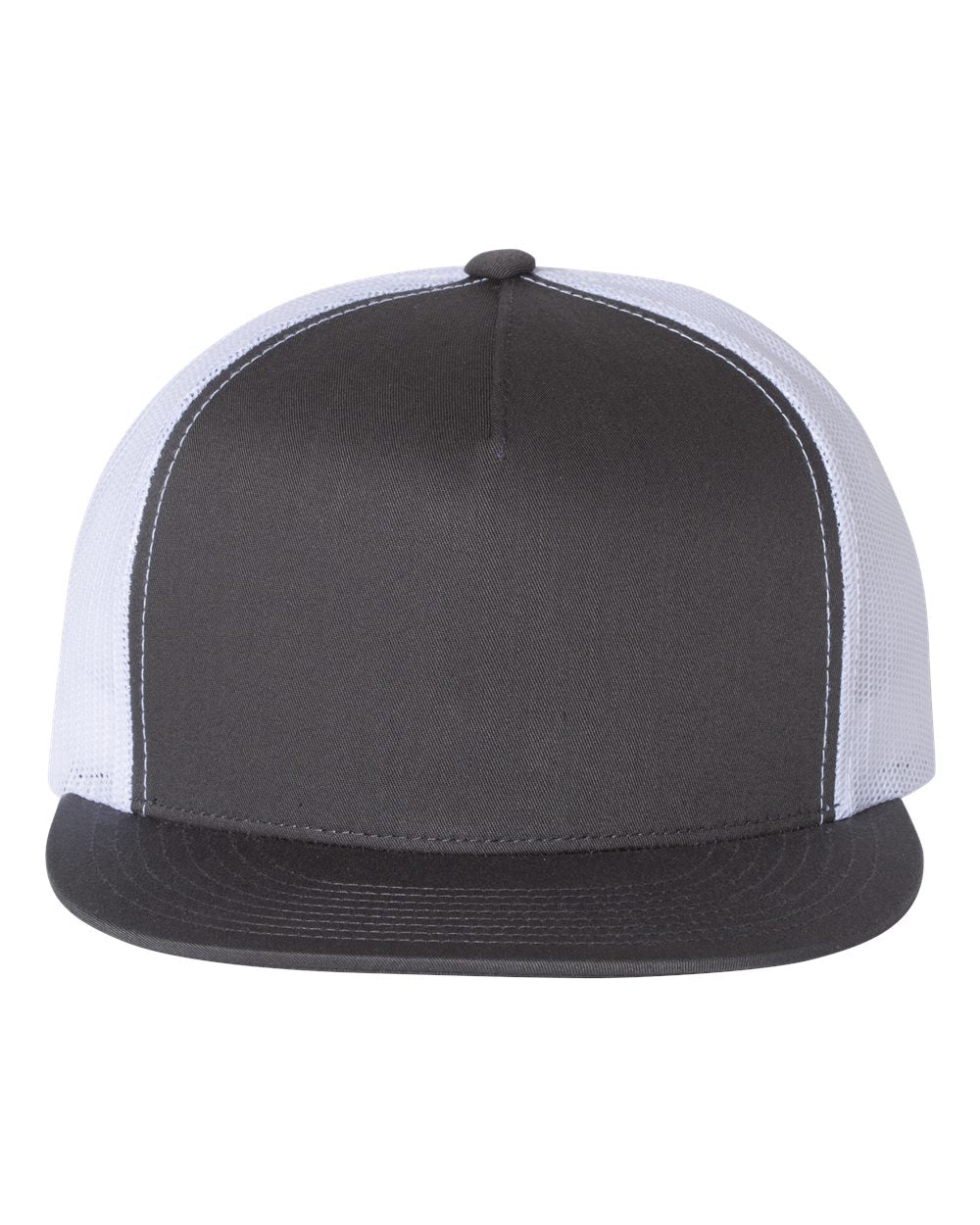 YP Classics, Yupoong 6006 Flat Bill Trucker Cap - Blank