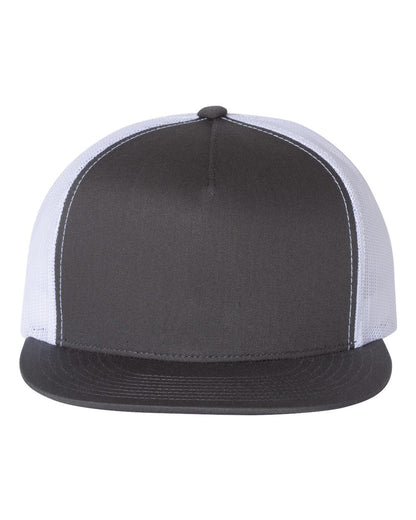 YP Classics, Yupoong 6006 Flat Bill Trucker Cap - Blank