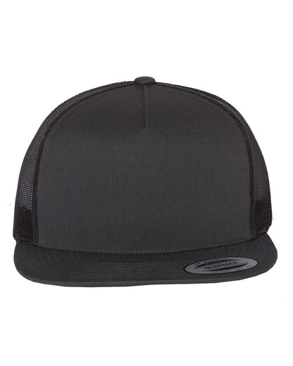 YP Classics, Yupoong 6006 Flat Bill Trucker Cap - Blank