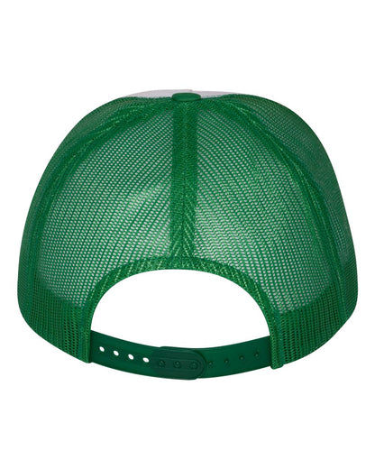 YP Classics, Yupoong 6006 Flat Bill Trucker Cap - Blank