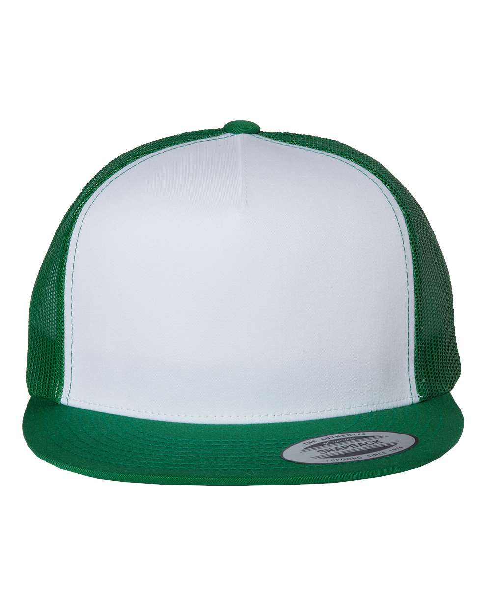 YP Classics, Yupoong 6006 Flat Bill Trucker Cap - Blank
