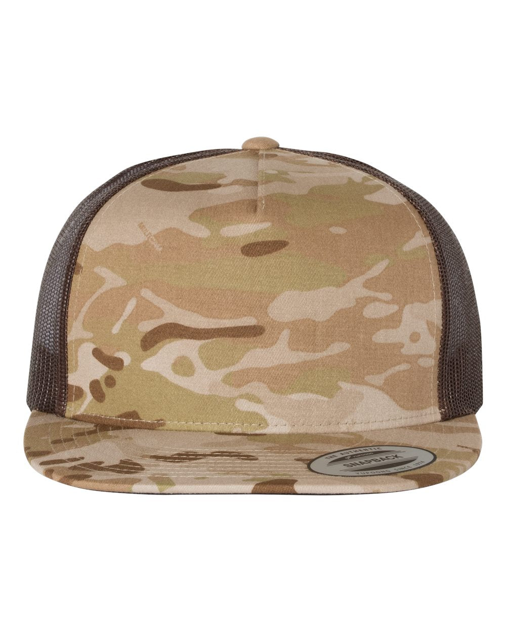 YP Classics, Yupoong 6006 Flat Bill Trucker Cap - Blank