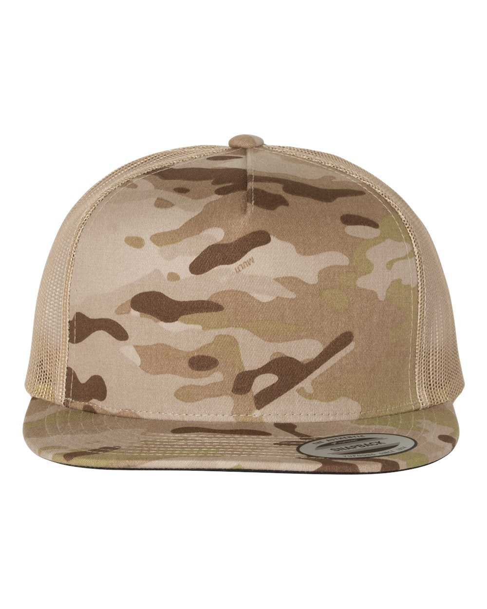 YP Classics, Yupoong 6006 Flat Bill Trucker Cap - Blank