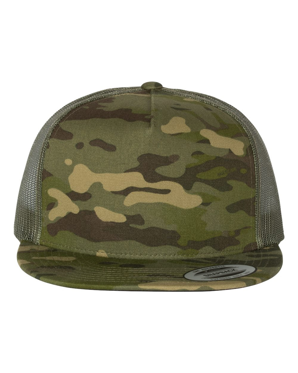 YP Classics, Yupoong 6006 Flat Bill Trucker Cap - Blank