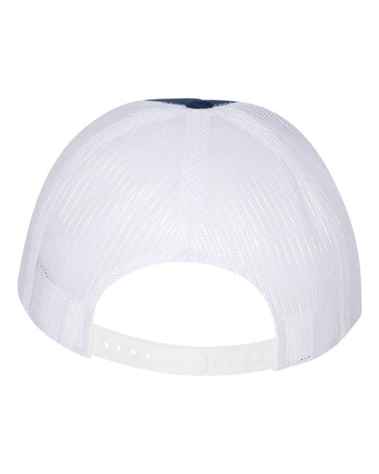 YP Classics, Yupoong 6006 Flat Bill Trucker Cap - Blank