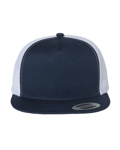 Custom Embroidered YP Classics, Yupoong 6006 - Flat Bill Trucker Cap