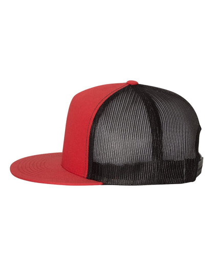 YP Classics, Yupoong 6006 Flat Bill Trucker Cap - Blank