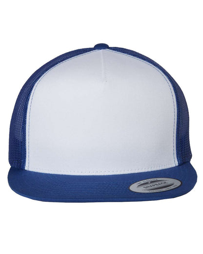 YP Classics, Yupoong 6006 Flat Bill Trucker Cap - Blank
