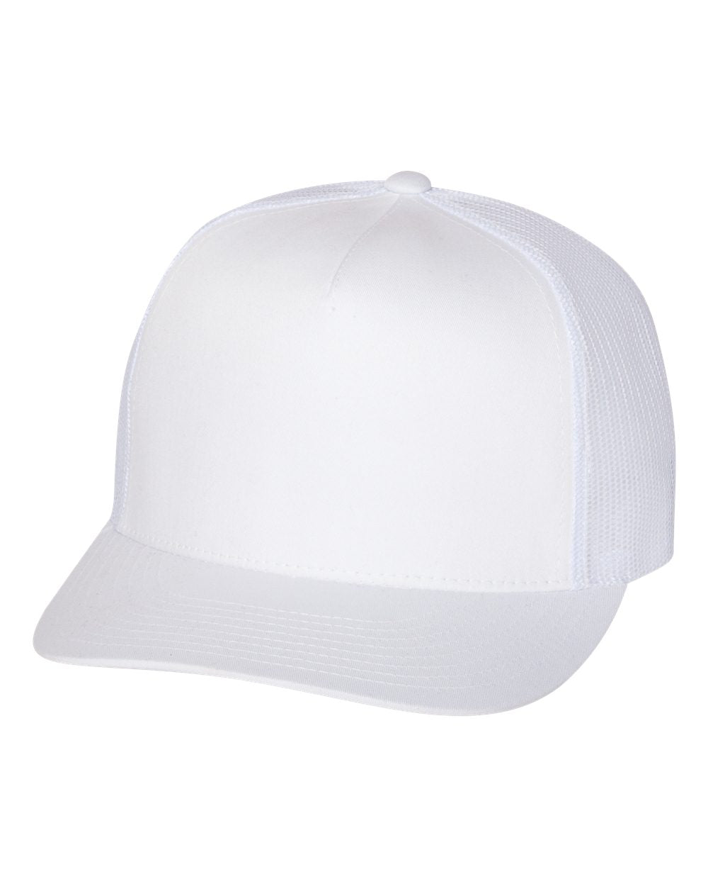 YP Classics, Yupoong 6006 Flat Bill Trucker Cap - Blank