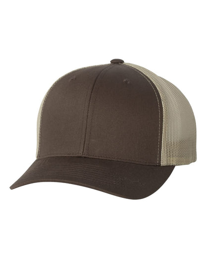YP Classics, Yupoong 6606 6 Panel Retro Trucker Cap - Blank