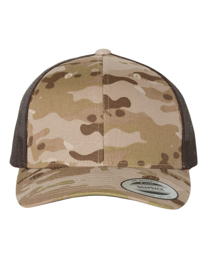 YP Classics, Yupoong 6606 6 Panel Retro Trucker Cap - Blank