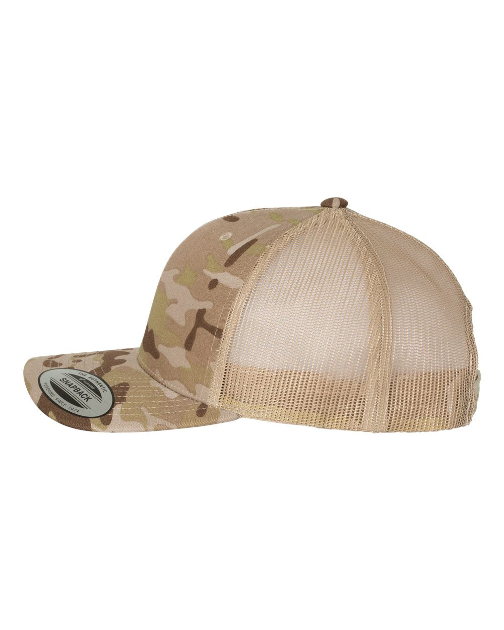 YP Classics, Yupoong 6606 6 Panel Retro Trucker Cap - Blank