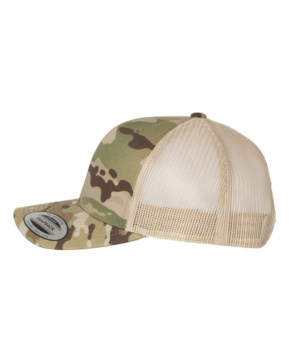 YP Classics, Yupoong 6606 6 Panel Retro Trucker Cap - Blank