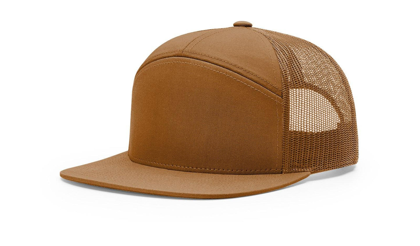 Richardson 168 7 Panel Trucker Hat - Blank